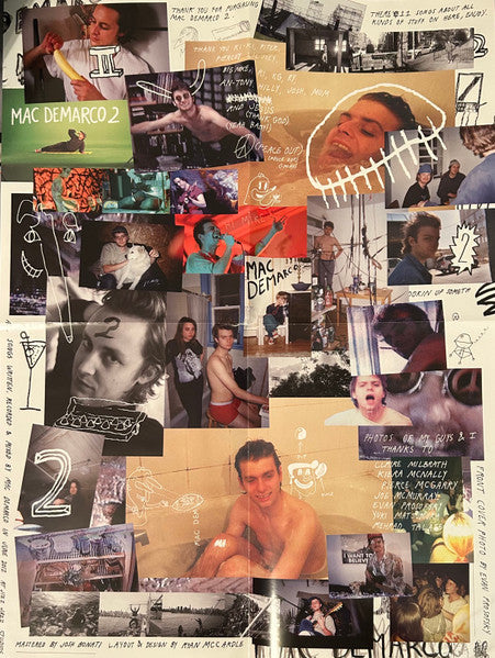Mac DeMarco - 2 (2012) - Mint- LP Record 2017 Captured Tracks USA Vinyl, Poster & Download - Indie Rock / Lo-Fi - Shuga Records