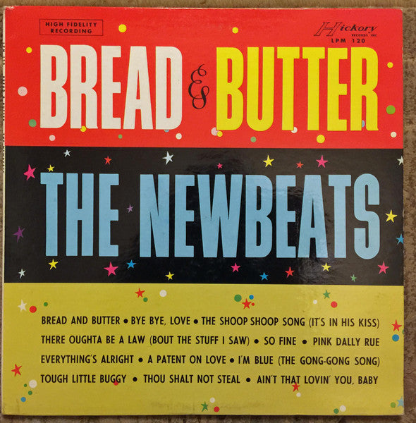 The Newbeats - Bread & Butter - VG LP Record 1964 Hickory USA Mono Original Vinyl - Garage Rock / Beat / Pop Rock - Shuga Records