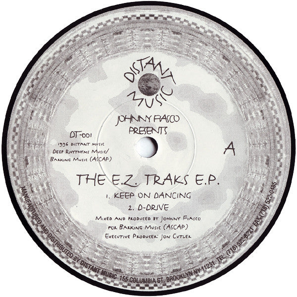 Johnny Fiasco - The E.Z. Traks E.P. - VG+ 12" Single Record 1996 Distant Music USA Vinyl - Chicago House / Deep House - Shuga Records