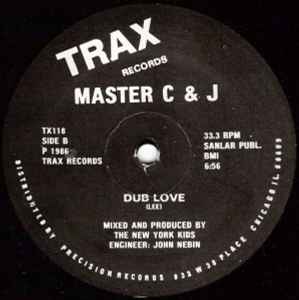 Master C & J - When You Hold Me - VG+ 12" Single Record 1986 Trax Vinyl - Chicago House - Shuga Records