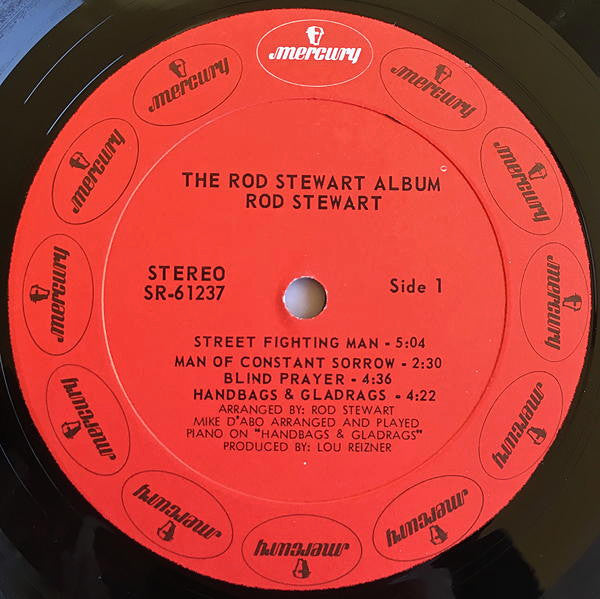 Rod Stewart - The Rod Stewart Album - VG+ LP Record 1969 Mercury Stereo Vinyl - Blues Rock / Soft Rock - Shuga Records