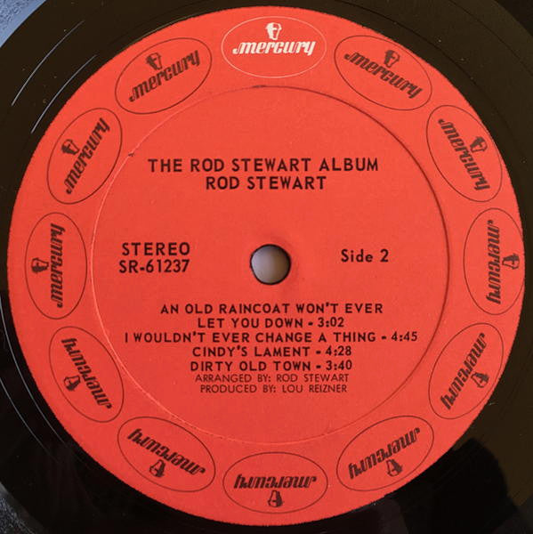 Rod Stewart - The Rod Stewart Album - VG+ LP Record 1969 Mercury Stereo Vinyl - Blues Rock / Soft Rock - Shuga Records