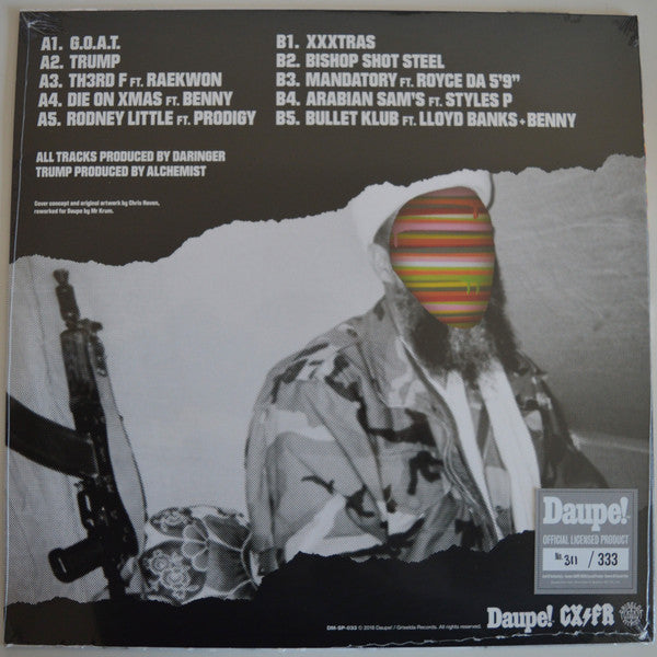 Conway The Machine - G.O.A.T. - Mint- LP Record 2018 Daupe! RARE Grey Vinyl - Hip Hop / Hardcore Hip-Hop - Shuga Records