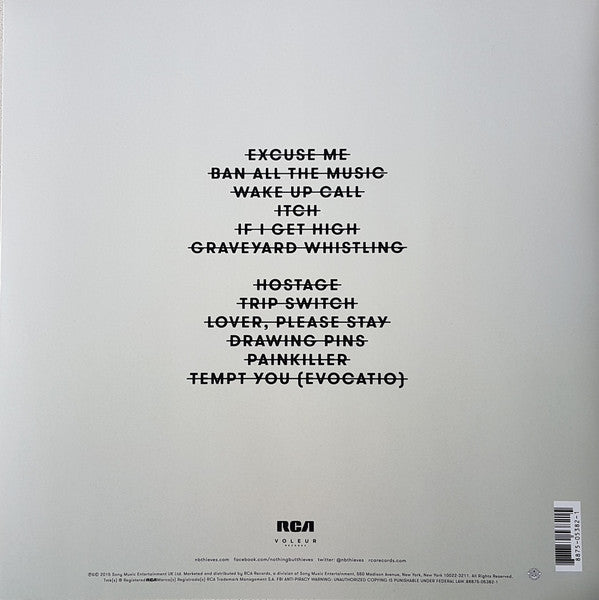 Nothing But Thieves - Nothing But Thieves - Mint- LP Record 2015 RCA Sony Voleur White vinyl - Rock & Roll / Pop Rock