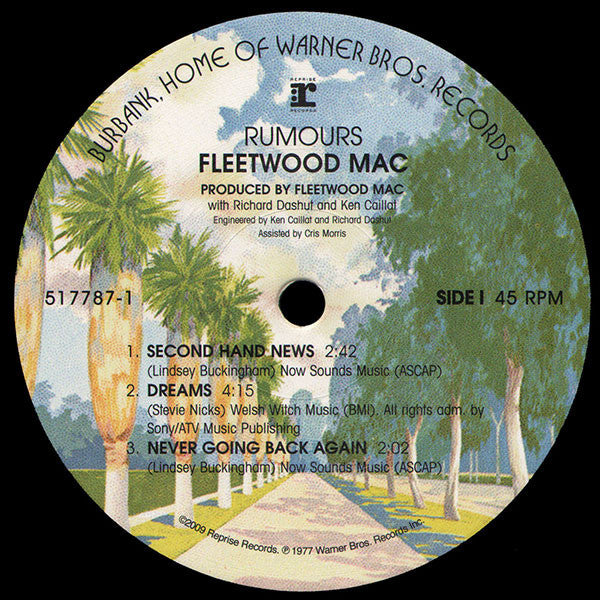 Fleetwood Mac - Rumours (1977) - Mint- 2 LP Record Store Day 2011 Reprise 180 gram Vinyl & Insert - Classic Rock / Soft Rock - Shuga Records
