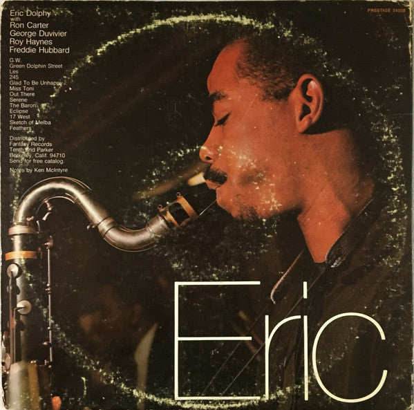Eric Dolphy - Eric Dolphy - Mint- (vg+ cover) 2 LP Record 1972 Prestige USA Vinyl - Jazz / Hard Bop / Free Jazz - Shuga Records