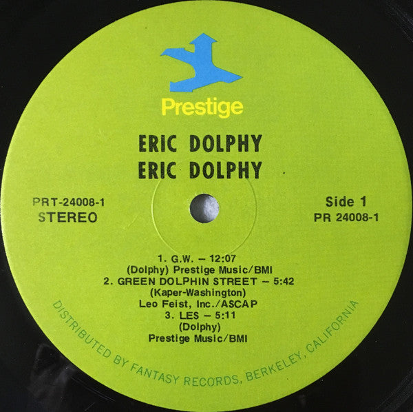 Eric Dolphy - Eric Dolphy - Mint- (vg+ cover) 2 LP Record 1972 Prestige USA Vinyl - Jazz / Hard Bop / Free Jazz - Shuga Records