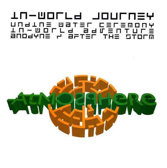 In-World Journey - Undine Water Ceremony - VG+ EP Record 1992 Atmosphere Buzz Belgium - Trance / Techno - Shuga Records