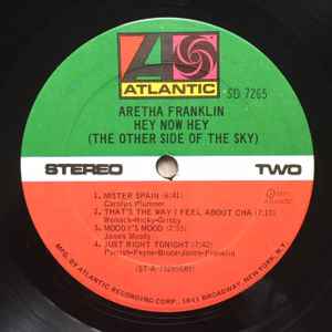 Aretha Franklin - Hey Now Hey (The Other Side Of The Sky) - VG+ LP Record 1973 Atlantic Club Edition USA Original Vinyl - Soul / Soul-Jazz - Shuga Records