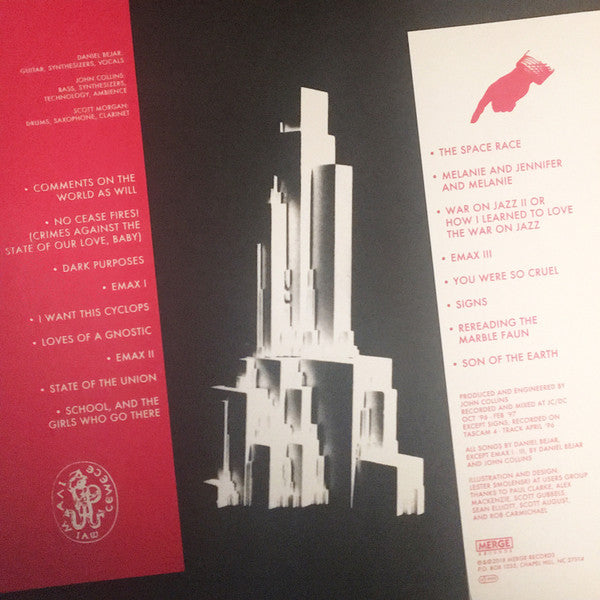 Destroyer ‎- City Of Daughters (1998) - Mint- LP Record 2018 Merge Red Vinyl - Indie Rock / Alternative Rock - Shuga Records