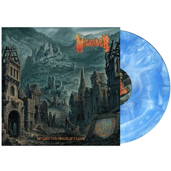 Micawber - Beyond The Reach Of Flame - Mint- LP Record 2018 Prosthetic USA Blue / White Swirl Vinyl & Insert - Death Metal / Thrash - Shuga Records