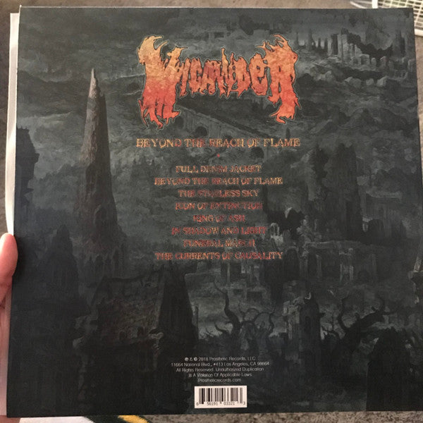 Micawber - Beyond The Reach Of Flame - Mint- LP Record 2018 Prosthetic USA Blue / White Swirl Vinyl & Insert - Death Metal / Thrash - Shuga Records