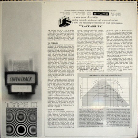 Various – An Audio Obstacle Course - Shure Trackability Test Record - Mint- (VG cover) LP Record 1967 Shure USA Vinyl & Insert - Jazz / Latin Jazz / Technical - Shuga Records