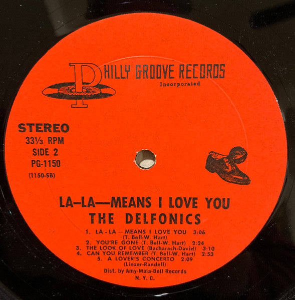 The Delfonics - La La Means I Love You - VG LP Record 1968 Philly Groove USA Original Vinyl - Soul / Funk - Shuga Records