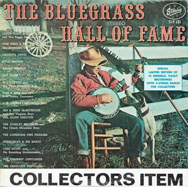 Various - The Bluegrass Hall Of Fame (1962) - New LP Record 1976 Starday Gusto USA Vinyl - Country / Bluegrass - Shuga Records