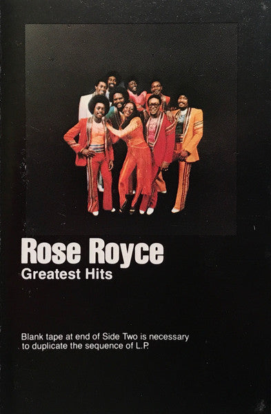 Rose Royce - Greatest Hits - Mint- Cassette 1986 Warner Whitfield USA Tape - Soul / Funk / Disco - Shuga Records