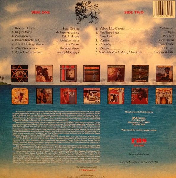 Various - The Real Authentic Sound Sampler - Mint- LP Record 1988 USA Vinyl - Reggae / Dub / Dancehall - Shuga Records