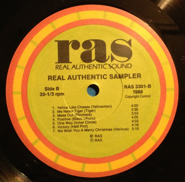 Various - The Real Authentic Sound Sampler - Mint- LP Record 1988 USA Vinyl - Reggae / Dub / Dancehall - Shuga Records