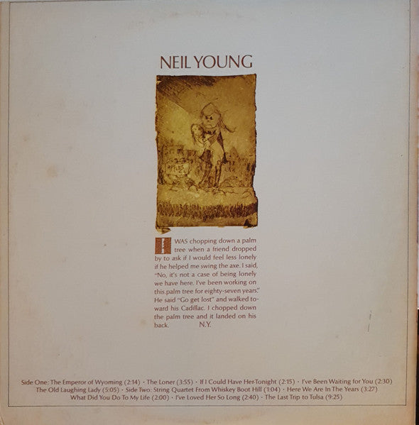 Neil Young - Neil Young - VG+ LP Record 1970 Reprise USA Vinyl - Rock / Folk Rock / Psychedelic Rock - Shuga Records