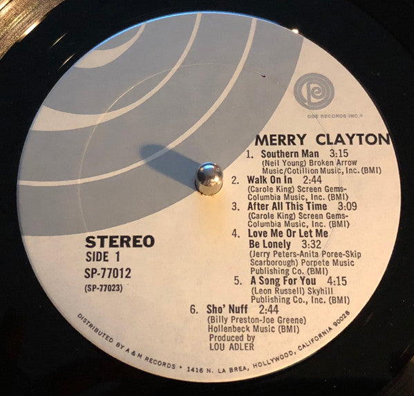 Merry Clayton - Merry Clayton - VG+ (VG- cover) LP Record 1971 Ode USA Original Vinyl - Soul / Funk - Shuga Records