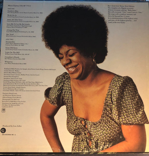 Merry Clayton - Merry Clayton - VG+ (VG- cover) LP Record 1971 Ode USA Original Vinyl - Soul / Funk - Shuga Records
