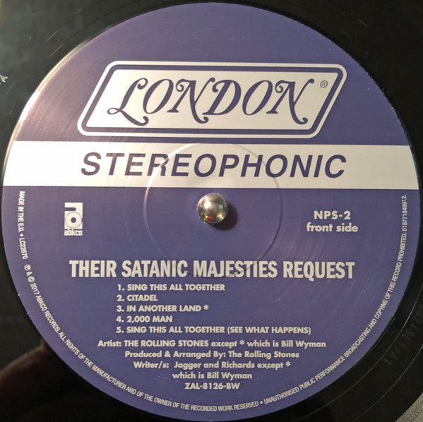 The Rolling Stones - Their Satanic Majesties Request (1967) - Mint- LP Record 2018 London ABKCO 180 gram Black Vinyl & Lenticular Cover - Classic Rock / Psychedelic Rock - Shuga Records