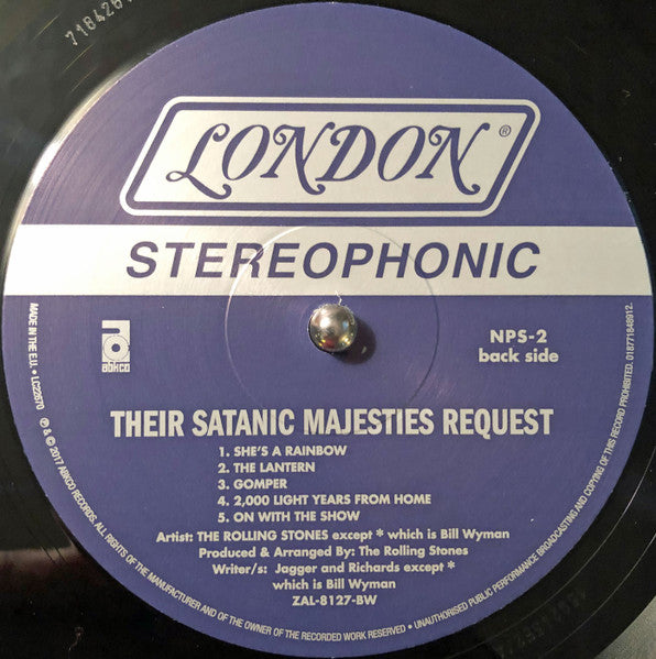 The Rolling Stones - Their Satanic Majesties Request (1967) - Mint- LP Record 2018 London ABKCO 180 gram Black Vinyl & Lenticular Cover - Classic Rock / Psychedelic Rock - Shuga Records