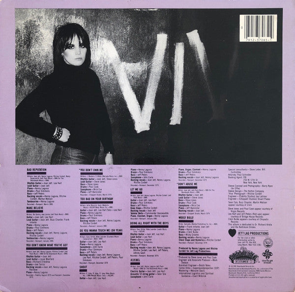 Joan Jett - Bad Reputation - Mint- LP Record 1981 Boardwalk USA Promo Vinyl - Rock & Roll / Glam / Punk - Shuga Records