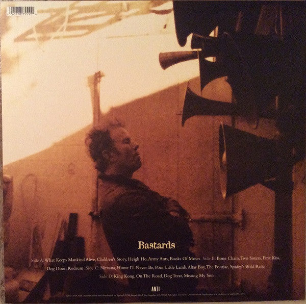 Tom Waits - Bastards (2006) - New 2 LP Record 2018 Anti- USA 180 gram Vinyl - Alternative Rock / Blues Rock - Shuga Records