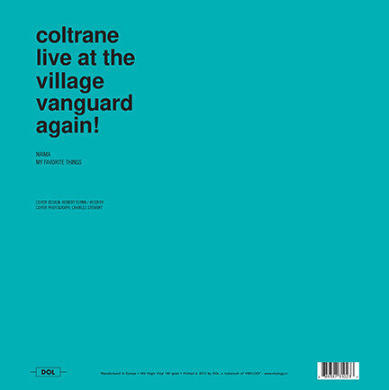 John Coltrane - Live At The Village Vanguard Again! (1966) - Mint- LP Record 2013 DOL Europe Import 180 gram Vinyl - Jazz / Free Jazz - Shuga Records
