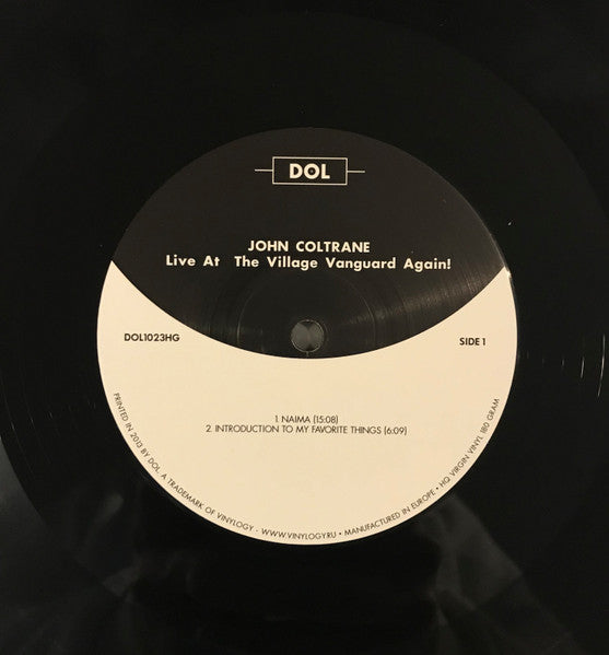 John Coltrane - Live At The Village Vanguard Again! (1966) - Mint- LP Record 2013 DOL Europe Import 180 gram Vinyl - Jazz / Free Jazz - Shuga Records