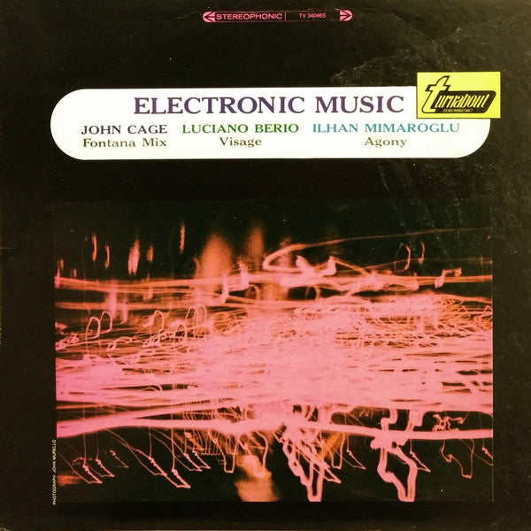 John Cage, Luciano Berio, Ilhan Mimaroglu - Electronic Music - Mint- LP Record 1967 Turnabout USA Original Vinyl - Electronic / Experimental / Modern Classical - Shuga Records
