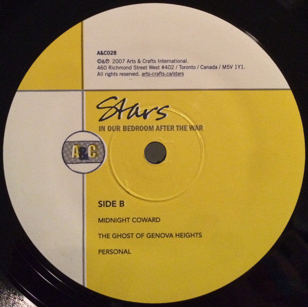 Stars – In Our Bedroom After The War - Mint- 2 LP Record 2007 Arts & Crafts 180 gram Vinyl & Download - Indie Rock / Pop Rock