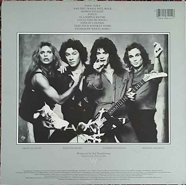 Van Halen - Women And Children First (1980) - VG+ LP Record 1985 Warner USA Vinyl - Hard Rock / Pop Rock - Shuga Records