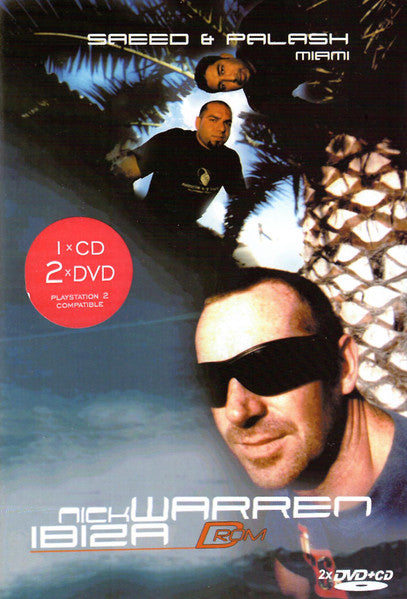 Nick Warren / Saeed & Palash - Live in Ibiza / Miami - Mint- 2x DVD 2001 MAWA Film D-ROM  - House / Progressive House / Progressive Trance - Shuga Records