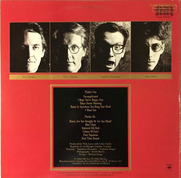 Elvis Costello And The Attractions - Blood & Chocolate - VG+ LP Record 1986 Columbia USA Original Vinyl - Pop Rock / New Wave - Shuga Records