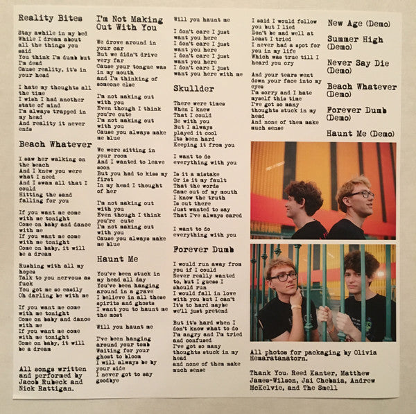 Surf Curse - Sad Boys - VG+ EP Record 2018 Danger Collective Specialty Sky Vinyl - Garage Rock / Surf Rock - Shuga Records