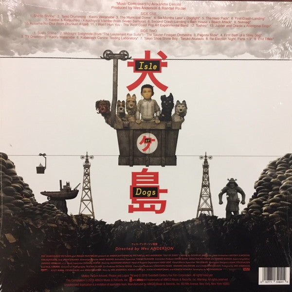 Alexandre Desplat - Isle Of Dogs - Mint- LP Record 2018 ABKCO USA 180 gram Vinyl & Booklet - Soundtrack - Shuga Records