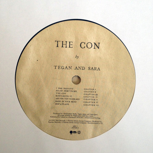 Tegan And Sara - The Con - Mint- LP Record 2007 Sire Original Vinyl & CD - Indie Rock / Folk Rock - Shuga Records