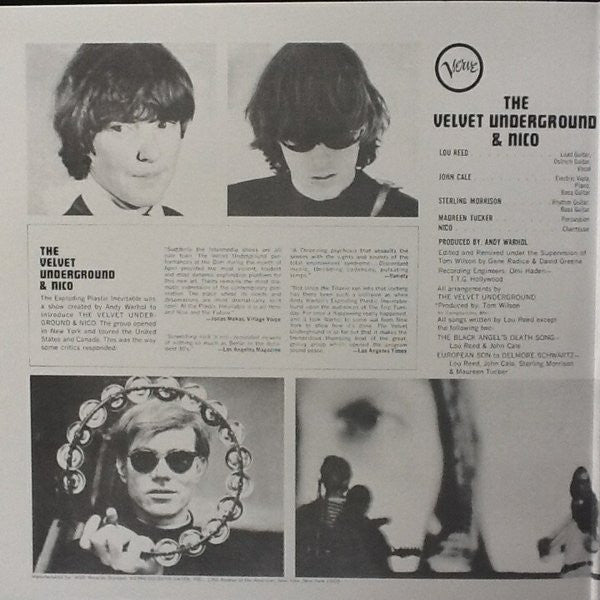 The Velvet Underground & Nico (1966) - Mint- LP Record 2000 Verve