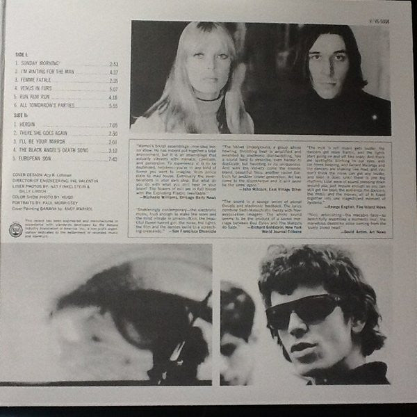 The Velvet Underground & Nico (1966) - Mint- LP Record 2000 Verve USA 180 gram Vinyl - Psychedelic Rock / Garage Rock / Art Rock - Shuga Records