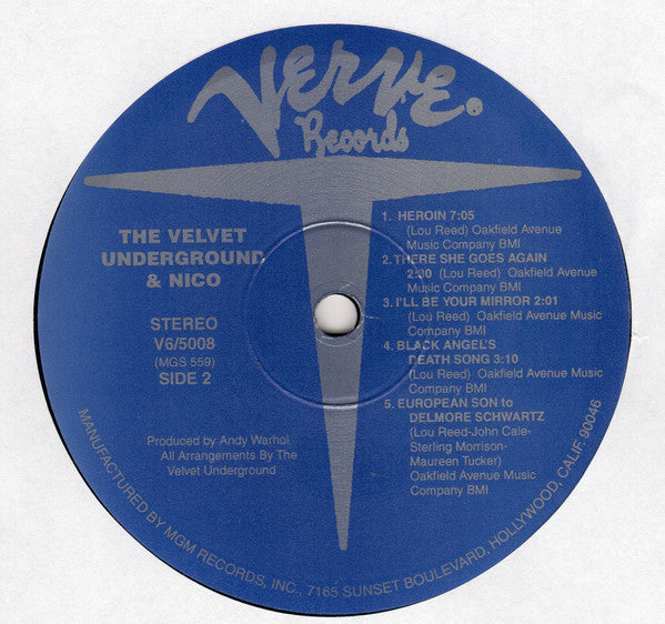 The Velvet Underground & Nico (1966) - Mint- LP Record 2000 Verve USA 180 gram Vinyl - Psychedelic Rock / Garage Rock / Art Rock - Shuga Records