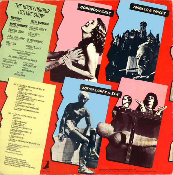 Various - The Rocky Horror Picture Show - VG+ LP Record 1975 Ode USA Original Vinyl - Soundtrack / Musical - Shuga Records