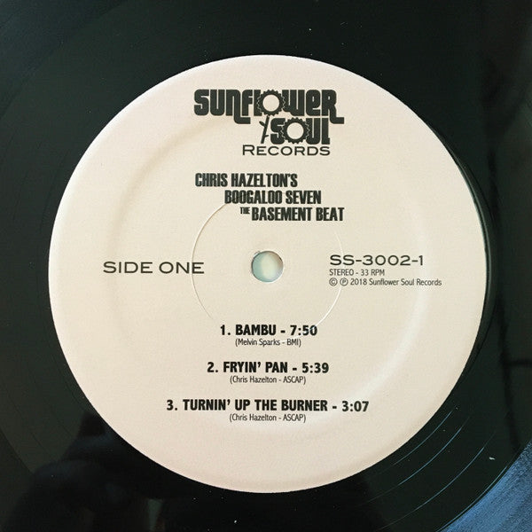 Chris Hazelton's Boogaloo Seven - The Basement Beat - Mint- LP Record 2018 Sunflower Soul USA Vinyl & Download - Soul-Jazz / Jazz-Funk - Shuga Records