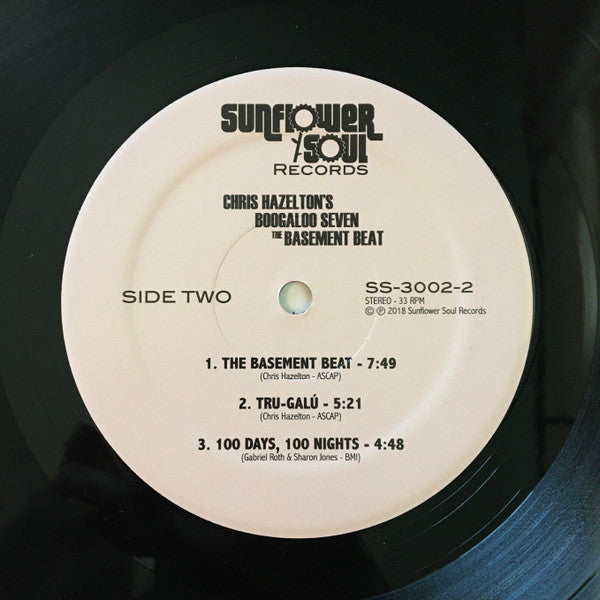 Chris Hazelton's Boogaloo Seven - The Basement Beat - Mint- LP Record 2018 Sunflower Soul USA Vinyl & Download - Soul-Jazz / Jazz-Funk - Shuga Records
