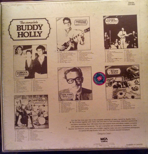 Buddy Holly - The Complete Buddy Holly - Mint- (VG box) 6 LP Record Box Set 1979 MCA Coral UK Vinyl, Booklet & Insert - Rock & Roll / Rockabilly / Interview - Shuga Records