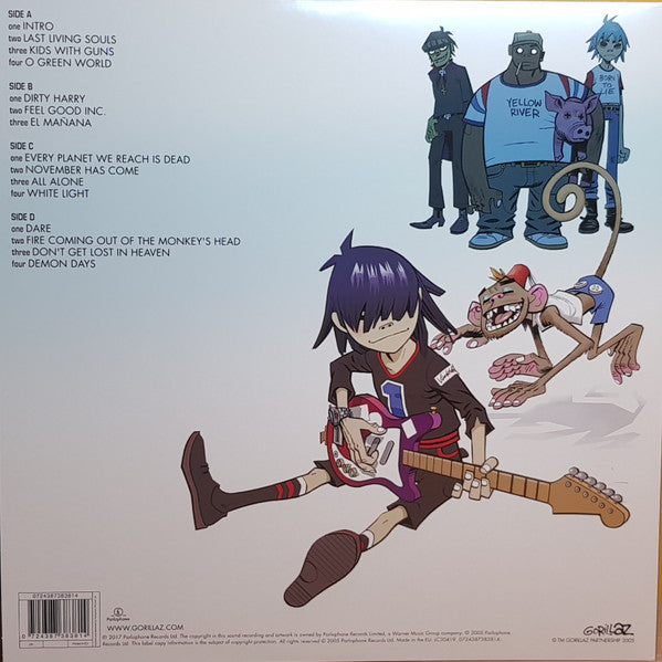 Gorillaz - Demon Days - Mint- 2 LP Record 2018 Parlophone Europe Vinyl - Hip Hop / Trip Hop / Downtempo - Shuga Records