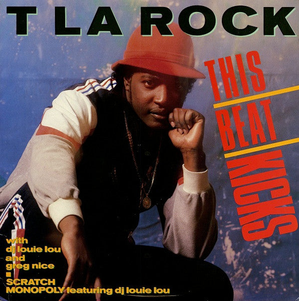 T La Rock - This Beat Kicks - Mint- 12" Single Record 1987 Fresh USA Promo Vinyl - Hip Hop - Shuga Records