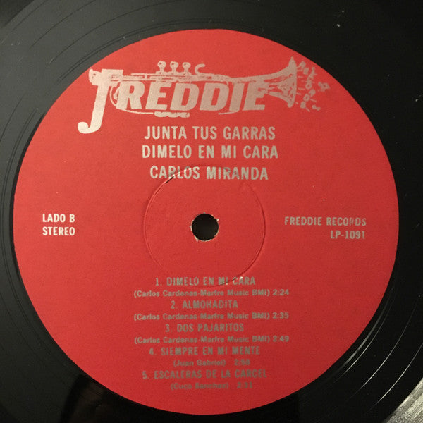 Carlos Cardenas - Junta Tus Ganas / Dímelo En Mi Cara - VG+ LP Record 1978 Freddie USA Vinyl - Latin / Ranchera / Tejano - Shuga Records