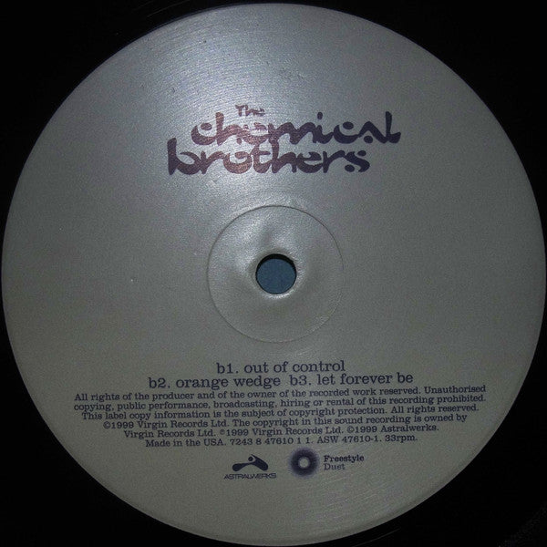 The Chemical Brothers - Surrender - VG+ 2 LP Record 1999 Astralwerks Freestyle Dust USA Original Vinyl - Big Beat / Breaks / Progressive Trance - Shuga Records